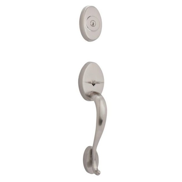 Weslock Lexington Exterior Active Handleset Satin Nickel 02115-N--002D